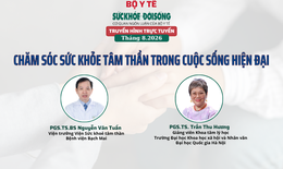 Truyền hình trực tuyến: "CHĂM SÓC SỨC KHỎE TÂM THẦN TRONG CUỘC SỐNG HIỆN ĐẠI"