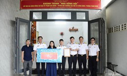 Vùng 5 Hải quân bàn giao 3 'nhà đồng đội' cho quân nhân khó khăn