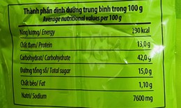 Mẹo đọc bảng thành phần để lựa chọn thực phẩm lành mạnh