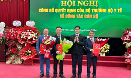 Bộ Y tế trao quyết định bổ nhiệm, bổ nhiệm lại và kéo dài thời gian giữ chức vụ PGĐ Học viện Y - Dược học cổ truyền Việt Nam