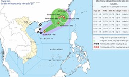 Biển Đông đón bão số 5, liên tục đổi hướng