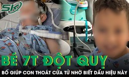 Bé trai 7 tuổi bất ngờ đột quỵ khi đang đi bơi, bố giúp con thoát cửa tử nhờ phát hiện dấu hiệu này
