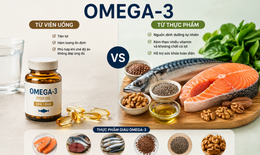 Uống viên omega-3 hay ăn thực phẩm tự nhiên, lựa chọn nào tốt hơn?