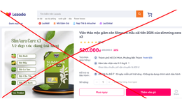 Bộ Y tế yêu cầu gỡ bỏ ngay thông tin thực phẩm Slimaura Care x3 trên Lazada, Shopee