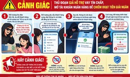 Cảnh giác chiêu lừa vay tín chấp, chiếm đoạt tiền giải ngân
