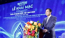 Bộ Xây dựng nêu 4 nhiệm vụ trọng tâm để ngành nước thích ứng rủi ro mới