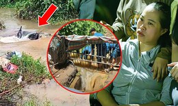 Nam sinh nghi mất tích khi đi qua đường ngập sâu, mẹ ngồi ngóng tin con