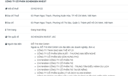 Công ty Cổ phần Schengen mua 225.680 cổ phiếu IN4 nhưng không đăng ký