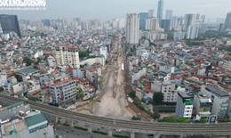Hiện trạng Vành đai 2,5 đoạn qua Cầu Giấy dự kiến thông xe vào tháng 10