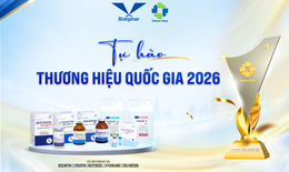Bidiphar được công nhận Thương Hiệu Quốc Gia 2026: Hành trình làm chủ công nghệ dược