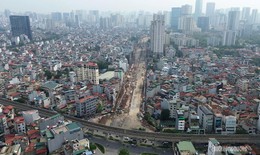 Vành đai 2,5 qua Cầu Giấy tăng tốc, chạy đua mốc thông xe kỹ thuật 10/10