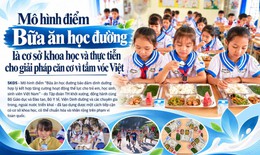 'Mô hình điểm Bữa ăn học đường' là cơ sở khoa học và thực tiễn cho giải pháp căn cơ vì tầm vóc Việt