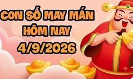 Con số may mắn hôm nay 4/9 - số cát lành - số tài lộc 12 con giáp