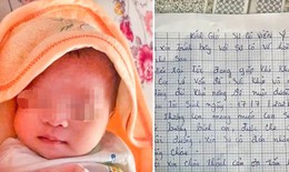 Bé gái 20 ngày tuổi bị bỏ rơi trước tịnh thất, kèm lá thư đầy xót