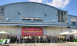Diễn tập xử lý tình huống khủng bố, giải cứu con tin tại Ga Nhổn