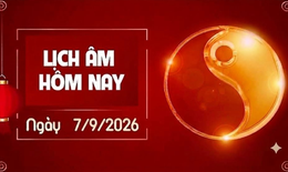 Âm lịch hôm nay 8/9 - Lịch âm 8/9 - Lịch vạn niên ngày 8/9/2026