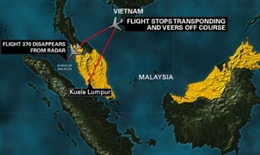 Malaysia bác tin MH370 quay ngược về eo Malacca