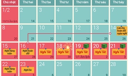Chính phủ chốt phương án nghỉ Tết Ất Mùi 9 ngày
