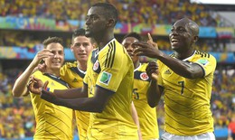Colombia-Uruguay: Vắng Suarez, "chủ" mừng "khách" lo
