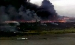 Video mới MH17 bốc cháy ngùn ngụt khi vừa rơi