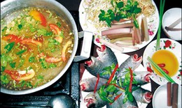 Lẩu cá rô, bông súng chữa yếu sinh lý