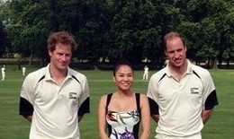 Thu Minh tái ngộ Hoàng tử William và Harry của Anh Quốc