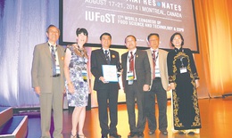 Vinamilk đoạt giải thưởng công nghiệp thực phẩm toàn cầu IUFoST 2014 tại Montreal, Canada