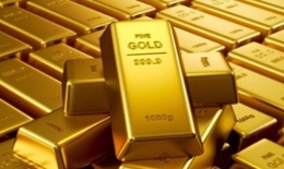 Giá vàng xuống thấp nhất 5 năm