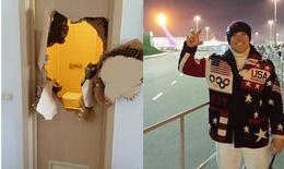 Sự cố hy hữu ở Olympic Sochi: VĐV phá cửa thoát thân