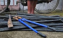 Nhân viên viễn thông rủ nhau đi cắt trộm cáp đồng mạng Internet