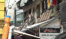 Vụ sập nhà ở Trần Hưng Đạo: Cảnh báo nguy hiểm ở 2 khối nhà còn lại
