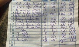 Ồn ào bát canh chua bị tính riêng tiền tôm 3,6 triệu