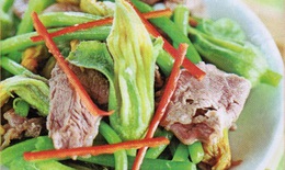 Món ngon, thuốc bổ từ hoa bí ngô