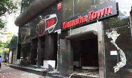 Cháy lớn ở đại lý xe máy Yamaha đường Thái Phiên