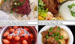 Cách phân biệt món ăn dùng phẩm màu hóa học