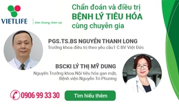 Chẩn đoán và điều trị bệnh lý đường tiêu hóa cùng chuyên gia