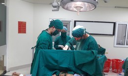 Tuốc nơ vít găm thẳng vào ngực người đàn ông khi làm cỏ