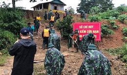 Khắc phục sự cố sạt lở núi tại Đoàn Kinh tế-Quốc phòng 337: Đã tìm thấy 14 thi thể, cán bộ chiến sĩ