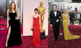 Những gam màu thời trang trên thảm đỏ Oscar