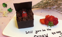 Hướng dẫn làm hộp chocolate đựng nhẫn cầu hôn ngày Valentine