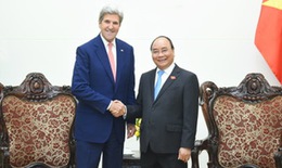 Thủ tướng Nguyễn Xuân Phúc tiếp cựu Ngoại trưởng Hoa Kỳ John Kerry