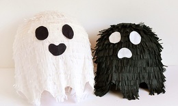 C&#225;ch l&#224;m đ&#232;n lồng ma đựng kẹo si&#234;u đơn giản cho lễ Halloween