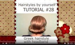 Cách tạo kiểu tóc Hy Lạp đơn giản mà quyến rũ