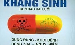 Kháng sinh: chỉ sử dụng khi được bác sĩ kê đơn