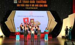 Yến sào Khánh Hòa nhận giải thưởng “Sản phẩm vàng vì sức khỏe cộng đồng năm 2020