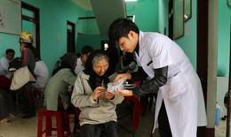 Quảng Bình: hơn 300 người dân Hải Ninh được khám và cấp thuốc miễn phí