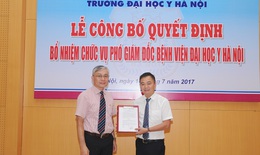 PGS.TS Nguyễn Lân Hiếu nhậm chức Phó Giám đốc Bv ĐH Y Hà Nội