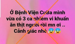 Người tung tin đồn về vi khuẩn Whitmore bị phạt 12,5 triệu đồng
