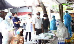 Bộ Y tế kiểm tra triển khai test nhanh tại Việt Yên, Bắc Giang