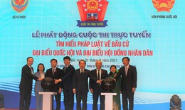 Thi trực tuyến “Tìm hiểu pháp luật về bầu cử đại biểu QH và đại biểu HĐND”